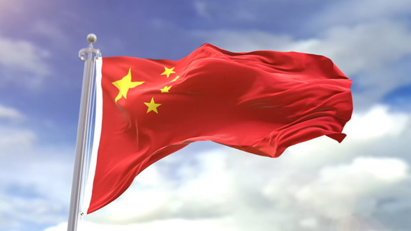 我和我的祖国 五星红旗4K视频素材04