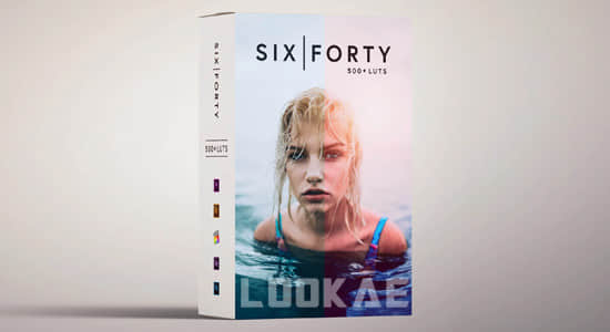 560种电影级LUTS视频调色预设（FCPX/PR/PS/AE/达芬奇/OFX）540+ Cinematic LUTS Pack