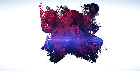 AE模板-光效粒子汇聚LOGO标志片头 Glossy Particle Logo