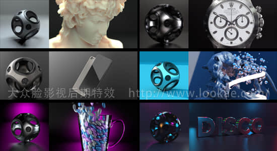 Redshift 渲染器灯光照明场景渲染C4D预设 PixelLab – Redshift Lighting Essentials for Cinema 4D
