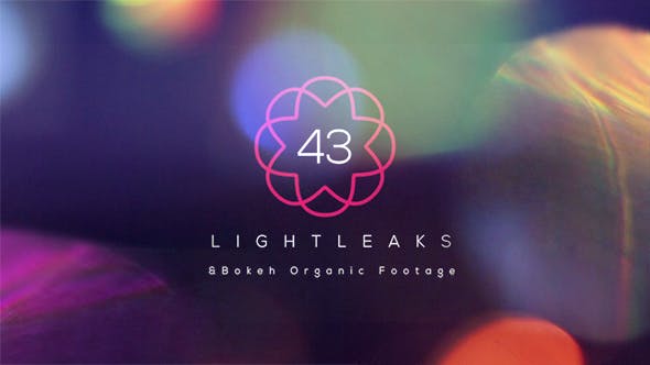 视频素材-43个漂亮精美逼真镜头光晕炫光动画视频素材 Light Leaks Pack