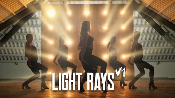 AE模板-酷炫丁达尔光效逆光射线特效工具 Light Rays