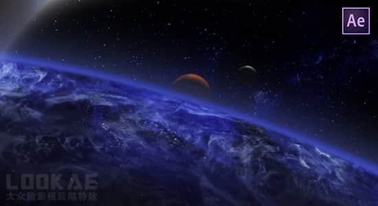 AE教程-制作一个浩瀚太空场景特效动画 Skillshare –  After Effects CC Create a space scene