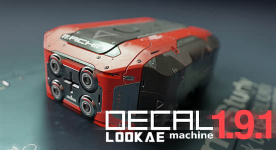 Blender插件-自动化高效建模工具表面贴图插件 DECALmachine v1.9.1