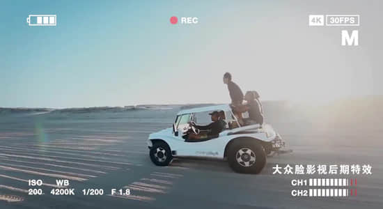 4K视频素材-10组摄像机录制记录取景框界面动画素材 Recording Screen Pack