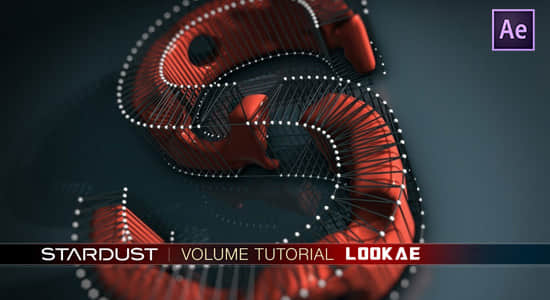 AE教程-使用Stardust插件从粒子和模型中创建三维体积网格特效 Stardust Volume Tutorial