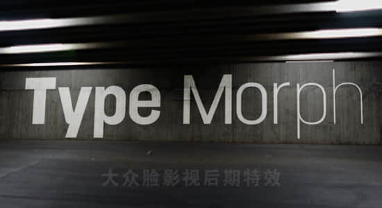 AE脚本-文字字体类型变形工具 Type Morph v1.0 + 使用教程