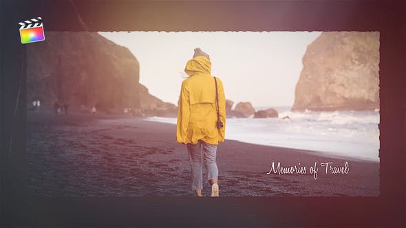 FCPX模板-美丽迷人旅行回忆甜蜜婚礼情侣图文照片相册展示 Memories of Travel + 使用教程