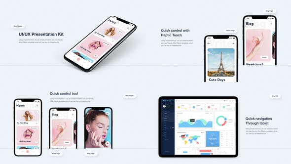 AE模板-三维iPhone手机界面APP应用时尚介绍展示动画 G3 - App Promo