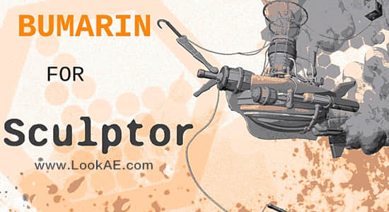 Blender插件-3D网格绘制雕刻建模插件 Blender Market – Bumarin For Sculptor V0.3