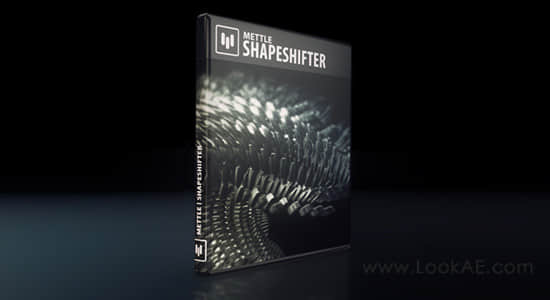 AE插件-三维网格变形3D徽标图形动画生成插件 Mettle ShapeShifter v1.99 Win/Mac版