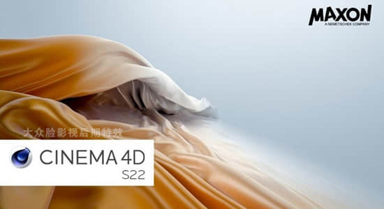 Maxon Cinema 4D S22.016 Win/Mac三维软件英文/中文版 C4D S22