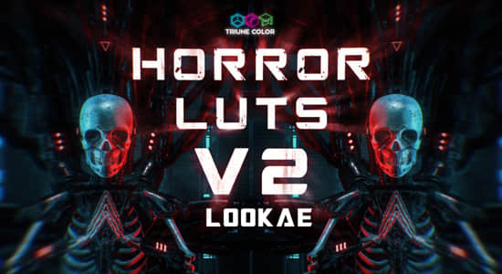 31组恐怖悬疑风格LUTs调色预设(FCPX/PR/PS/AE/达芬奇/OFX) Triune Digital – Horror LUTs