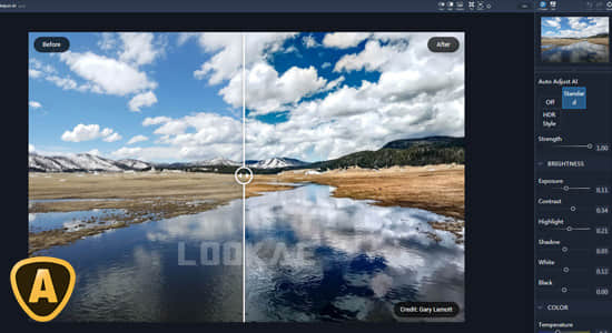 中文汉化版-人工智能调整图片HDR滤镜处理软件 Topaz Adjust AI v1.0.5 Win版