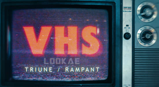 视频素材-16个复古老录像带电视雪花噪波干扰动画素材 Triune Digital – VHS