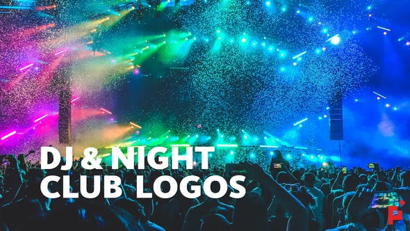 FCPX插件-3组动感夜总会DJ打碟LOGO片头 DJ Night Club Logos