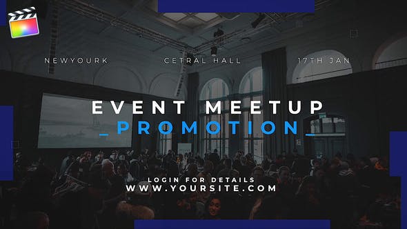 FCPX插件-公司企业商务图文展示介绍开场 Event Promo Meetup