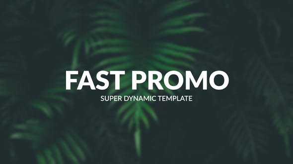 FCPX模板-动感快速幻灯片切换图文快节奏展示开场 Fast Promo
