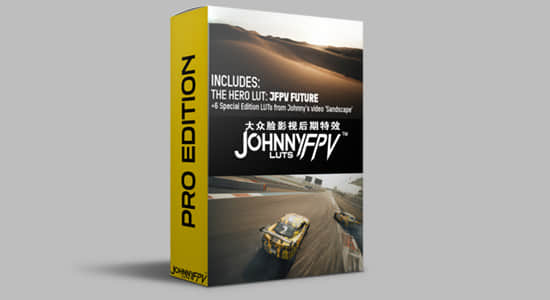 72组电影未来幻想宝石建筑商业LUTS调色预设 Johnny FPV - LUTs Pro Edition