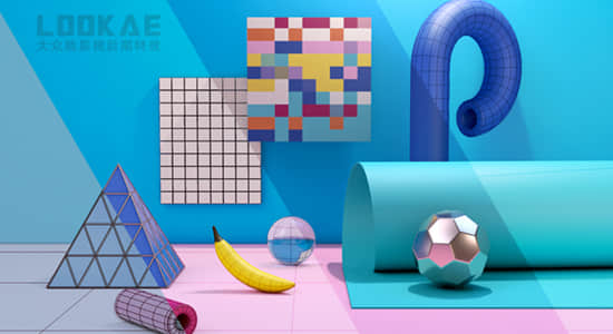 C4D S22 基础入门学习视频教程 Lynda – Learning Cinema 4D S22 (英文字幕)