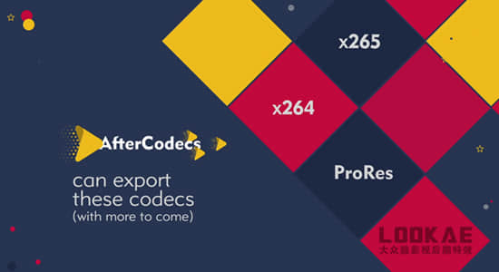 AE/PR/AME插件-特殊编码加速输出渲染插件 AfterCodecs v1.10.0 Win插图