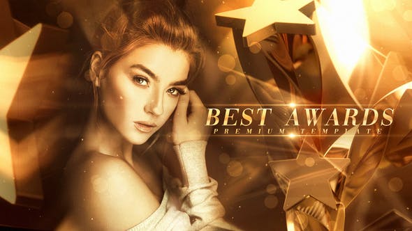 AE模板-最受欢迎电影演员最佳优秀员工颁奖典礼人物介绍包装 Best Awards