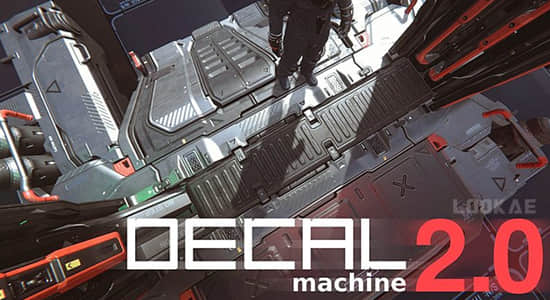 自动化高效建模工具表面贴图Blender插件 DecalMachine V2.11.2