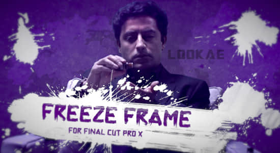 FCPX插件-6组画面冻结定帧静止转场介绍效果 Freeze Frame Transitions + 使用教程