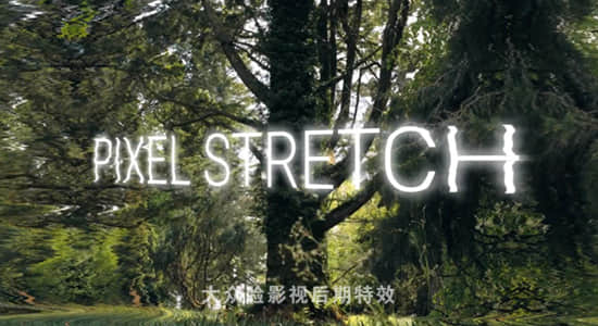 中文汉化AE/PR插件-画面像素拉伸扭曲变形特效 Pixel Stretch v1.0.0 Win版