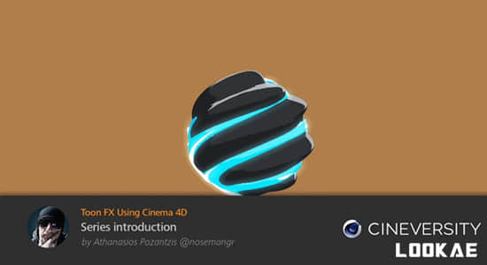 C4D教程-三维动漫卡通元素特效动画制作 Cineversity – Toon FX Using Cinema 4D