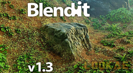Blender插件-三维模型环境融合附加组件 Blendit v1.3 Add-on