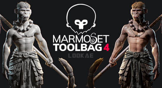 三维场景实时预览八猴渲染器软件 Marmoset Toolbag V4 Win版