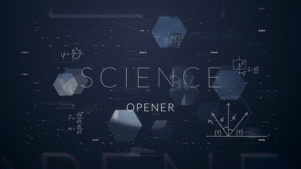 AE模板-数字科技图文展示介绍开场 Science Opener