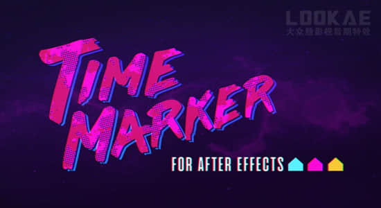 AE脚本-将自定义标记快速添加到合成和图层 TimeMarker v1.0.4
