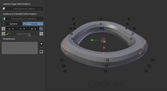 Blender插件-三维模型变形工具 Deform Pro v1.1