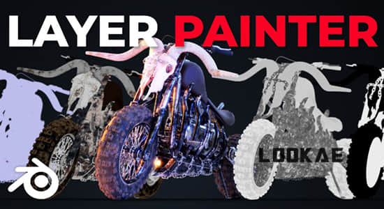 Blender插件-材质分层绘制工具 Layer Painter v1.2.1