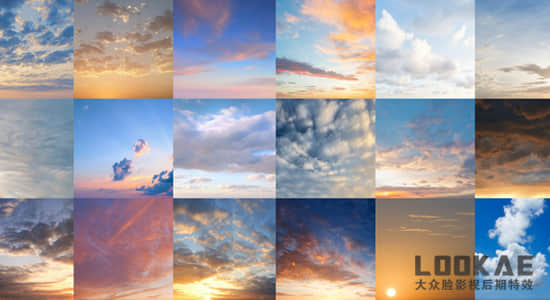 25张高质量蓝天白云晴空万里天空图片 Sky Overlays Package