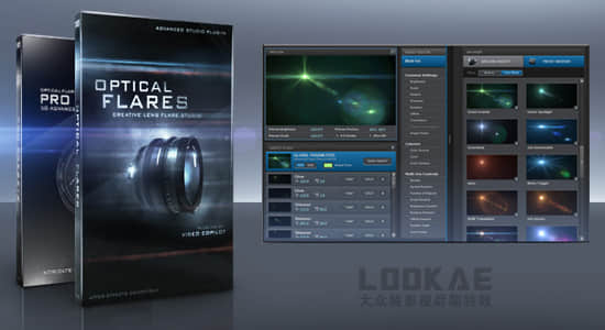 AE插件-专业高级真实镜头光晕耀斑特效 Optical Flares v1.3.8 (168) Win