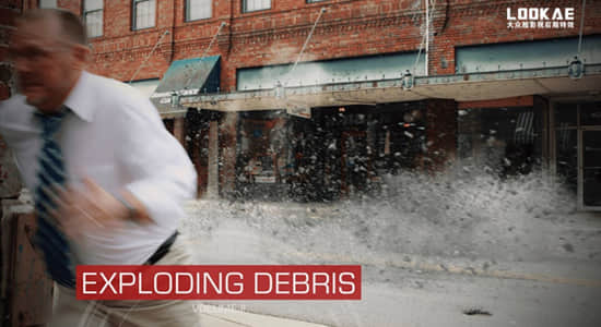 2K视频素材-20组混凝土爆炸碎石飞溅特效动画 有透明通道 ActionVFX – Exploding Debris VOL. 2
