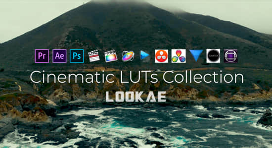 50种电影Vlog旅行浪漫爱情复古风景LUTS调色预设 Cinematic LUTs Collection