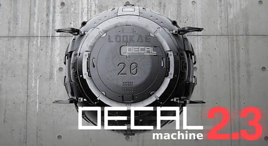 Blender插件-自动化高效建模工具表面贴图插件 DECALmachine v2.5