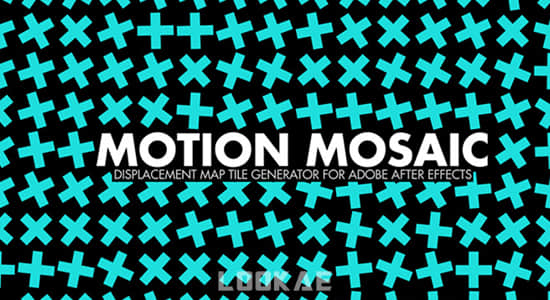 中文汉化AE插件-运动马赛克网格排列随机动画 Motion Mosaic v1.0 Win