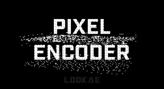 中文汉化AE/PR插件-视觉像素化动画特效 Pixel Encoder v1.6 Mac/Win