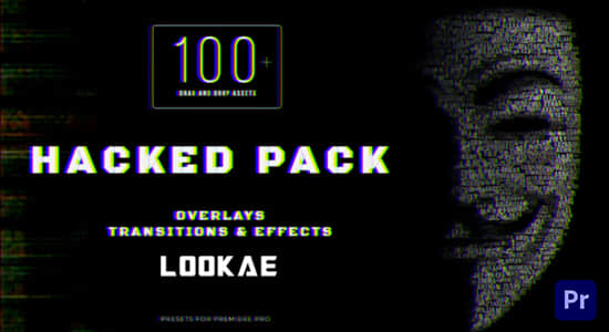 PR预设-100种叠加过渡视觉特效动画 Premiere Pro HACKED PACK