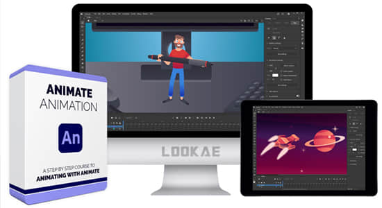 使用AN软件制作二维卡通动画视频教程 Animate Animation