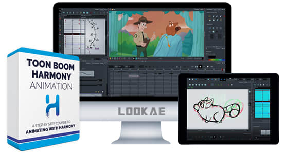 高级2D角色动画制作视频TBH教程 Bloop Animation – Toon Boom Harmony Animation