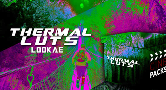 16个红外线热感应LUTS调色预设 Thermal LUTs