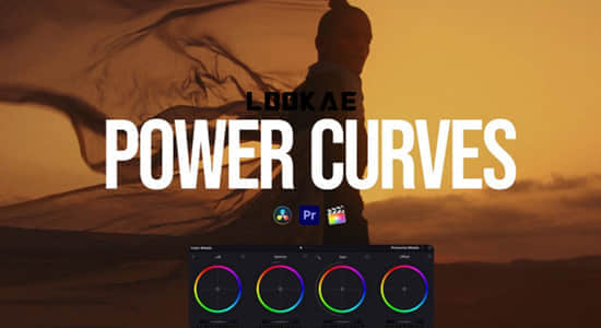 达芬奇/PR/FCPX高质量视频调色预设 Colorist Factory – Power Curves Win/Mac