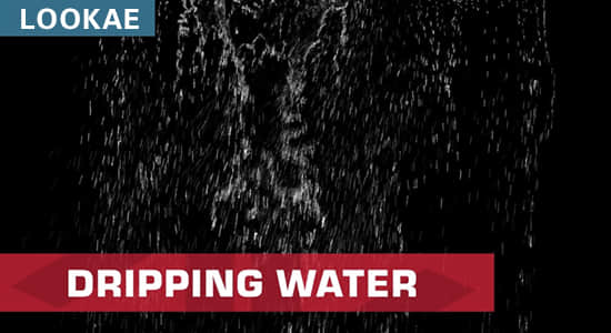 视频素材-37个屋顶排水沟瀑布倾泻水流动画 Actionvfx – Dripping Water Assets