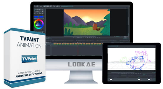 使用TVPaint软件制作手绘2D动画视频教程 Bloop Animation – TVPaint Animation